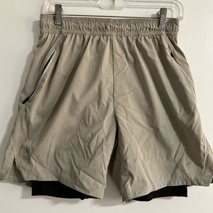 Mizuno 2 in 1 Running Shorts